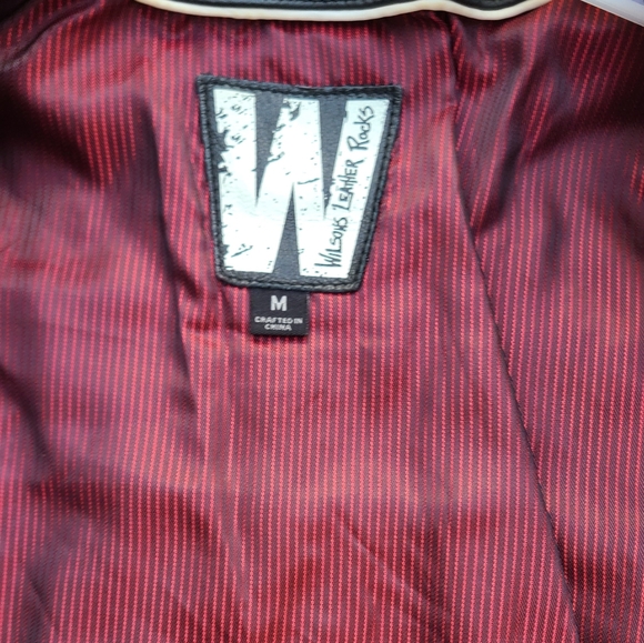 Def Leppard Ladies Leather Jacket from Wilson’s Leather Medium - Picture 14 of 16